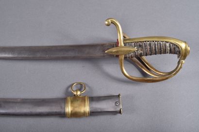Sabre d’officier de cavalerie légère modèle...