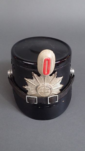 Shako de la police allemande de la ville...