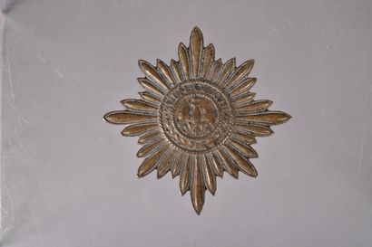 Prusse. Plaque de giberne pour un officier...