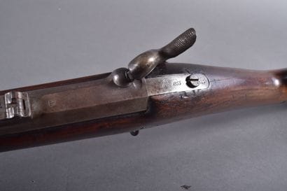 Fusil de dragon modèle 1853.
Platine arrière...
