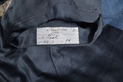 Vareuse d’officier deux poches, en drap fin...