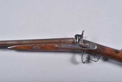 Fusil à percussion vers 1820.
Deux canons...