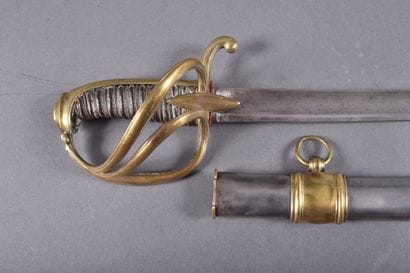 Sabre d’officier de cavalerie légère modèle...