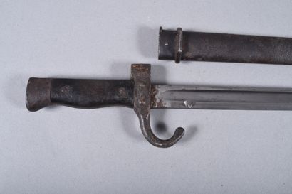 France. Sabre baïonnette Mle 1892 à poignée...