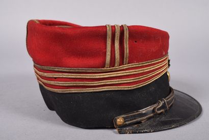 Képi de commandant d'infanterie en drap de...