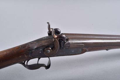 Fusil à percussion vers 1820.
Deux canons...