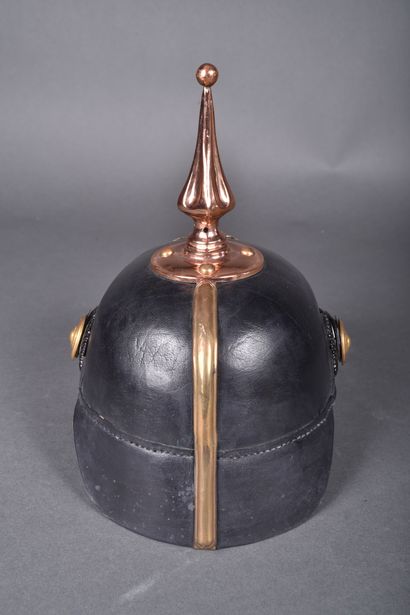 Casque à pointe pour officier du Reich, gendarme,...
