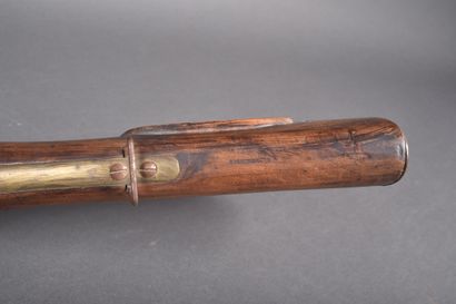Fusil à silex type réglementaire.
Platine...