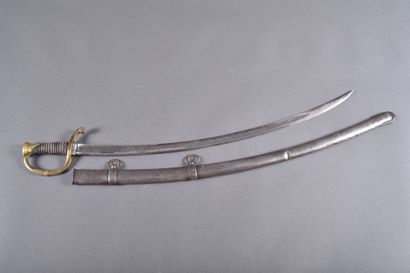 Sabre d’officier de troupe de canonniers...