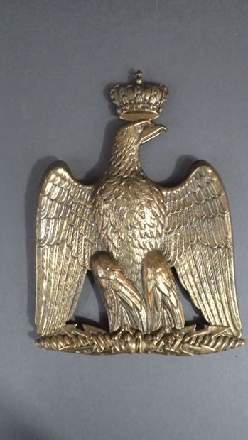 Plaque de sabretache à l’aigle, BE