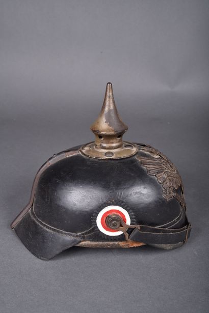 Casque à pointe mod 15 pour la Prusse, belle...