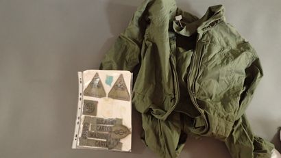 Ensemble d’écussons et patchs américains....