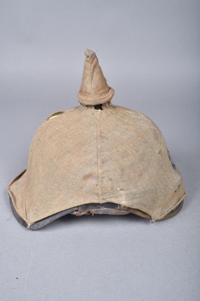 Prusse. Couvre casque à pointe de troupe...