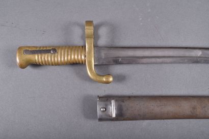 Baïonnette type 1866 pour fusil à double...
