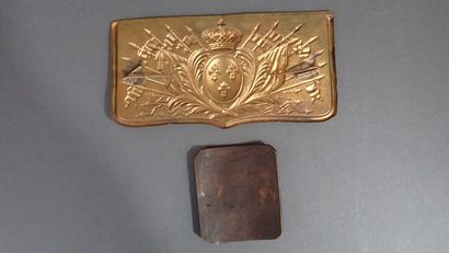 Une plaque pour boucle de ceinturon de la...