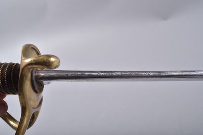 Sabre de cavalerie légère modèle 1816.
Monture...