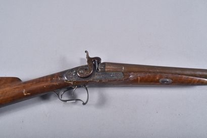 Fusil à percussion vers 1820.
Deux canons...