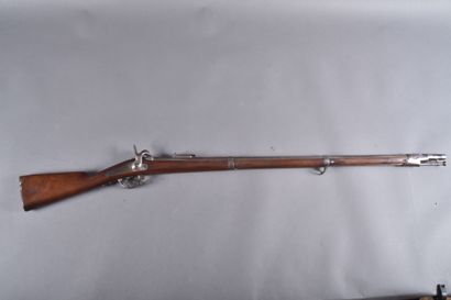 Fusil de dragon modèle 1853.
Platine arrière...