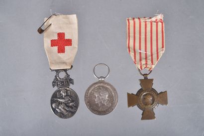FRANCE. Lot composé de trois médailles dont:...