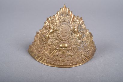 Plaque de schapska de lancier Anglais, complète...