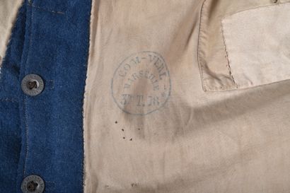 Dolman 1874 troupe de hussard en drap bleu...
