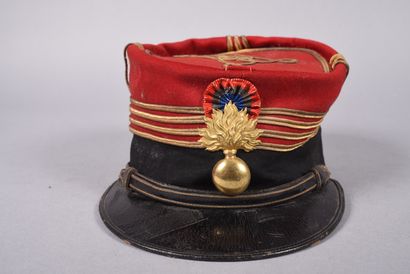 Képi de commandant d'infanterie en drap de...
