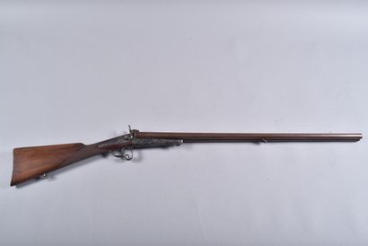 Fusil à broche deux coups.
Calibre 16 à broches,...