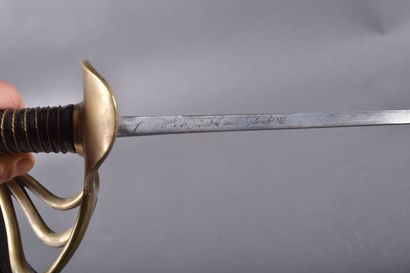 Sabre de troupe de cavalerie légère modèle...