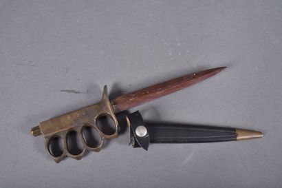 Reproduction de Trench Knife US 1918. Poignée...