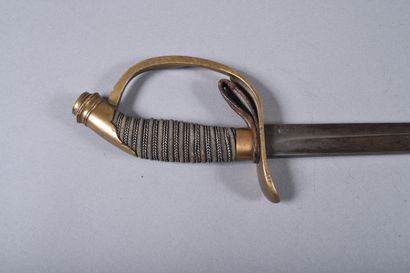 Prusse. Sabre d’officier d’infanterie composite....