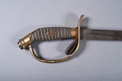 Prusse. Sabre d’officier d’infanterie composite....