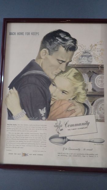 Deux publicités américaines «Back Home for...