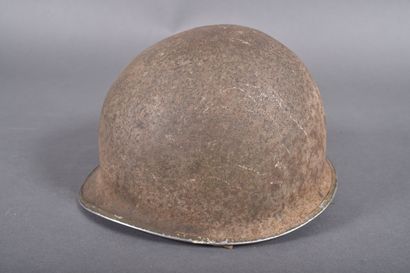 Casque US M1. Coque en acier peint, jonc...