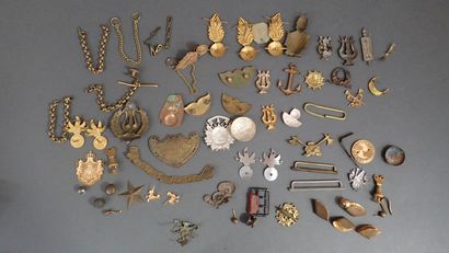 Ensemble de cuivreries diverses.