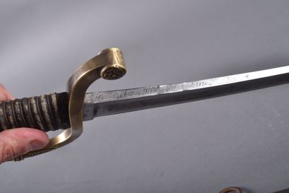 Sabre d’officier de troupe de canonniers...