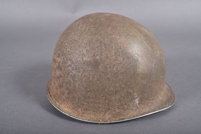 Casque US M1. Coque en acier peint, jonc...