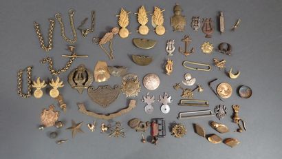 Ensemble de cuivreries diverses.