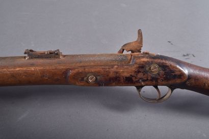 Fusil Snider Enfield.
Platine avant à percussion,...