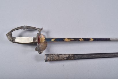 Épée d’officier supérieur, Epoque restauration....