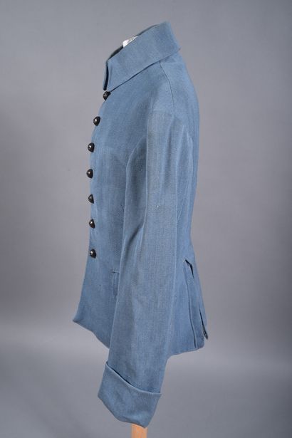 Vareuse d’officier deux poches, en drap fin...