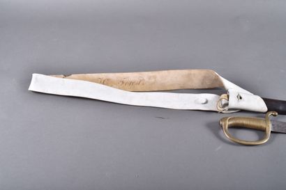 Sabre de troupe d’infanterie dit briquet...