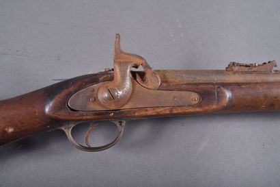 Fusil Snider Enfield.
Platine avant à percussion,...