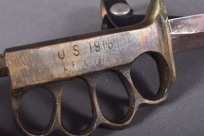 Reproduction de Trench Knife US 1918. Poignée...