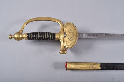 Épée de l'école Polytechnique.
Monture en...