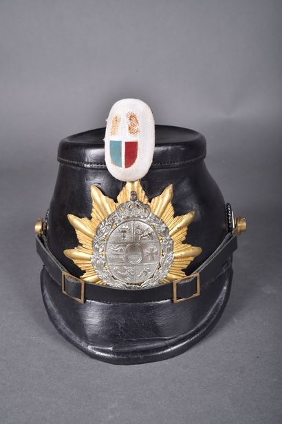 Shako troupe du Mecklembourg, complet de...