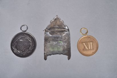 ALLEMAGNE. Lot composé de trois médailles...