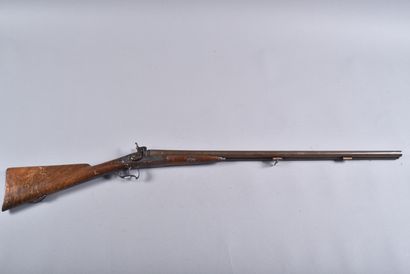 Fusil à percussion vers 1820.
Deux canons...