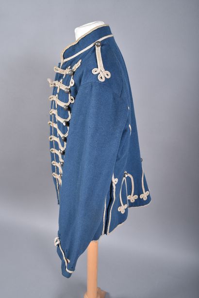 Dolman 1874 troupe de hussard en drap bleu...