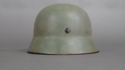 Casque allemand mod 40, complet de son intérieur,...