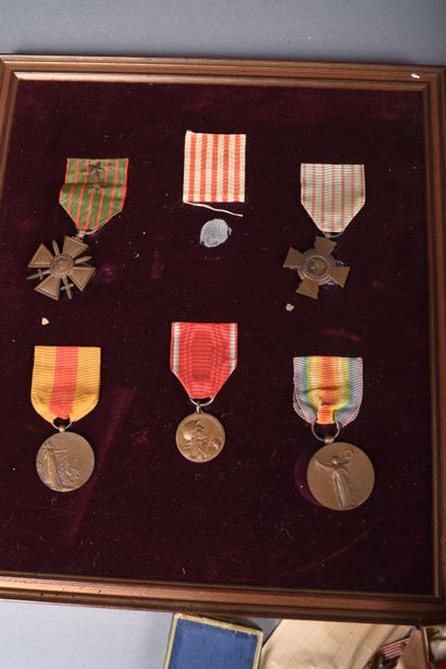 Lot d’un poilu mitrailleur au 319e régiment...